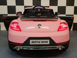 VW Beetle elektrisk børnebil 12 volt pink