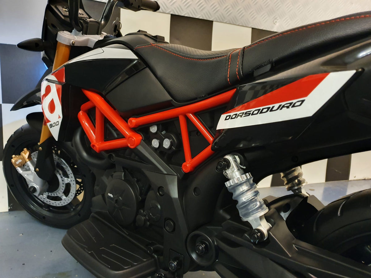 Aprilia Dorsoduro 12V elmotorcykel för barn
