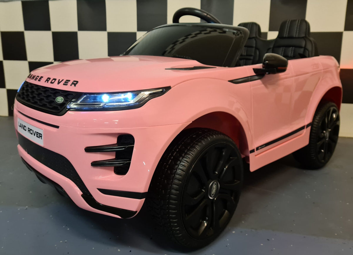 Range Rover Evoque 4x4 12V elbil för barn – 1 person, rosa