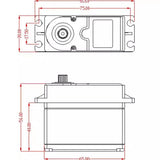EMO XX/XXL/XX2/XXL2 : servo 7.4V 70KG