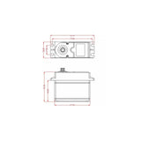 EMO XX/XXL/XX2/XXL2 : servo 7.4V 70KG