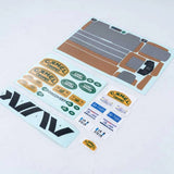 FCX10 Land Rover serie 11043 - CLEAR CAR BODY SET
