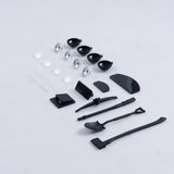 FCX10 Land Rover serie 11043 - CLEAR CAR BODY SET