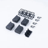FCX10 Land Rover serie 11043 - CLEAR CAR BODY SET