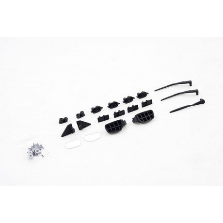 FCX10 Land Rover serie 11043 - REARVIEW MIRROR , WIPER AND HANDLE