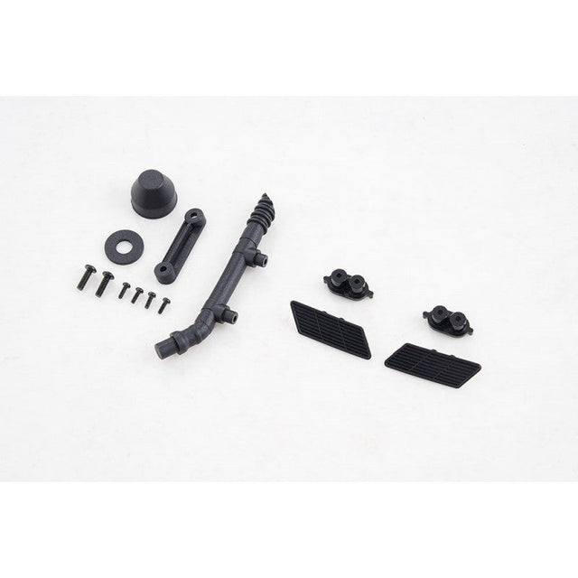 FCX10 Land Rover serie 11044 - SIDE GRILLE AND WADING THROAT
