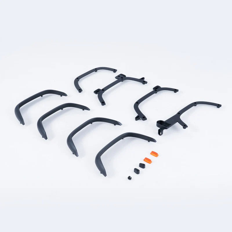 FCX10 Land Rover serie 11045 - CLEAR CAR BODY SET