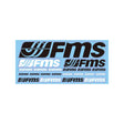 FMS customized logo stickers black