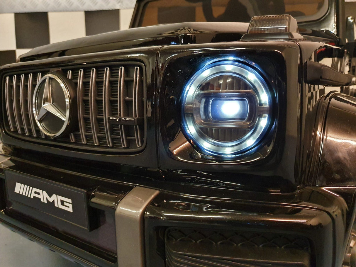 Børnebil Mercedes G63 12V sort 1-personers