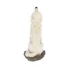 Storms Cry Howling White Wolf Figure 20cm
