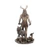 Herne and Animals Folklore Bronzed Figurine – billede 5