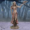 Morrigan and Crow Figurine Bronze Ornament – billede 8