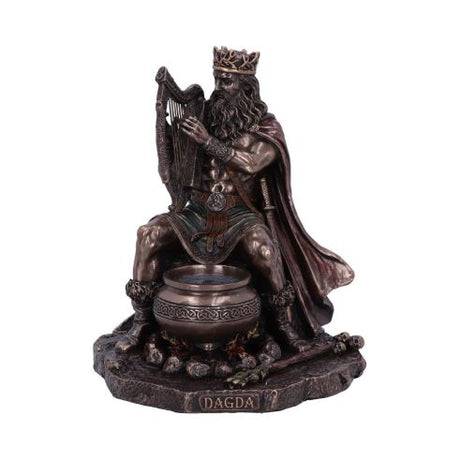 Bronze Dagda King of Tuatha De Danann Celtic Deity Figurine