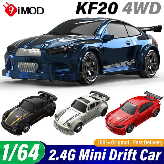KFPLAN KF20 1:64 driftbil i fire farver