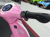 Barnscooter 24V – rosa