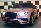 Batteri legetøjsbil Bentley Continental metallic pink