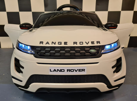 Elektrisk børnebil Range Rover Evoque med 4 motorer hvid