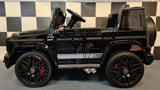 Børnebil Mercedes G63 12V sort 1-personers