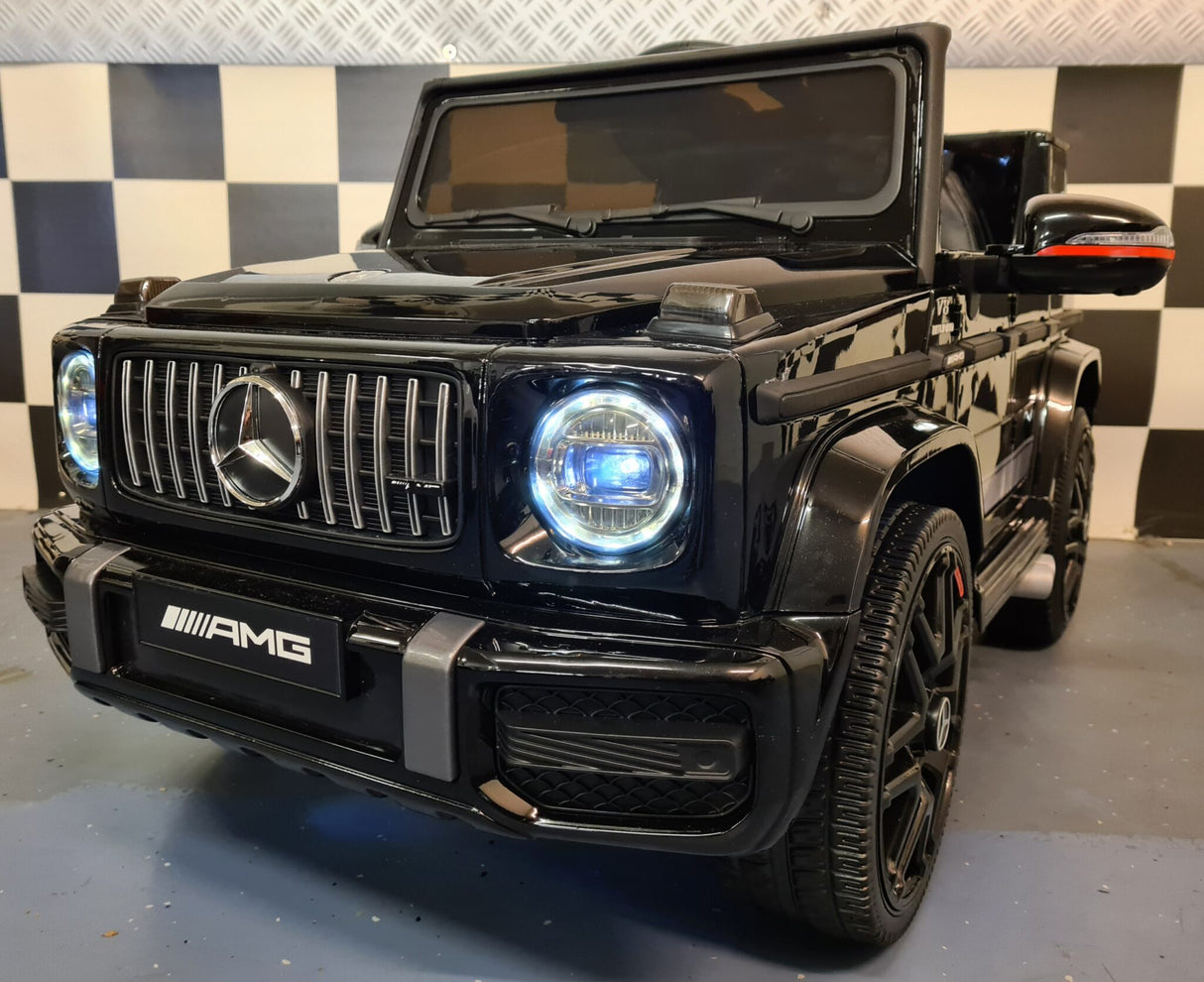 Børnebil Mercedes G63 12V sort 1-personers