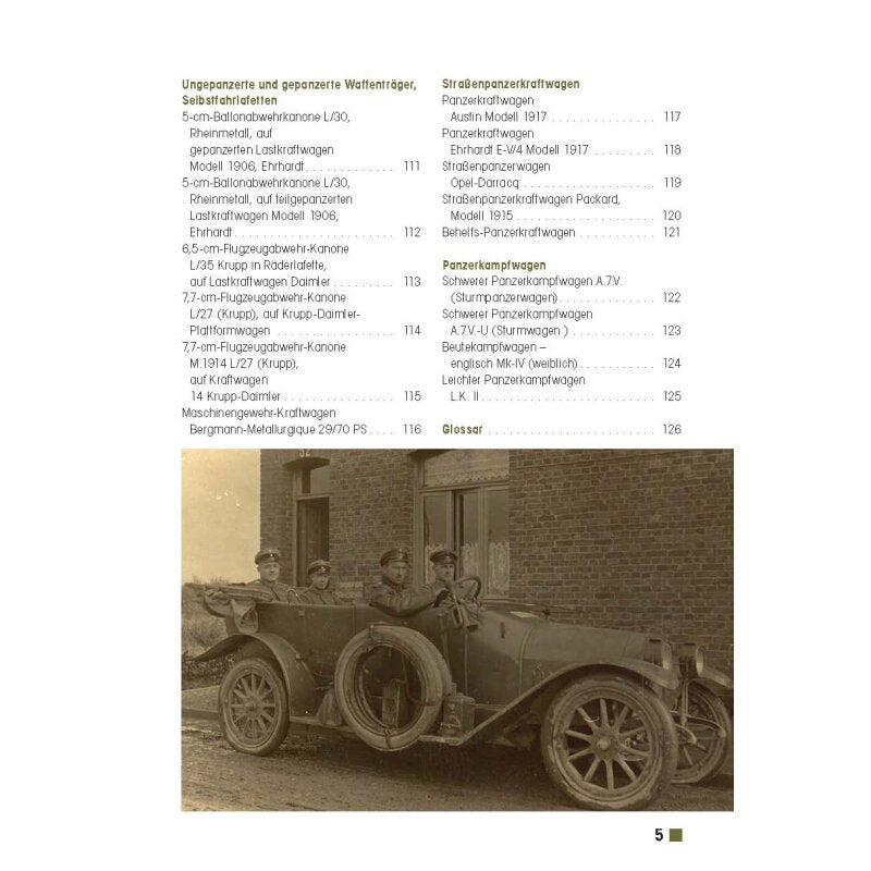 Militärfahrzeuge des deutschen Heeres 1905-1918