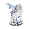 Comfort  21.5cm Ice Fairy and White Unicorn Figurine