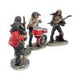One Hell of a Band Figurine Set Drummer Bassist Guitarist Vocalist Ornament Set