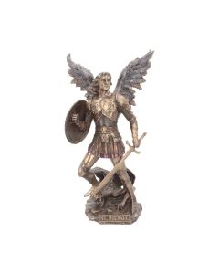 Bronzed Archangel Raphael Religious Warrior 35cm – billede 8