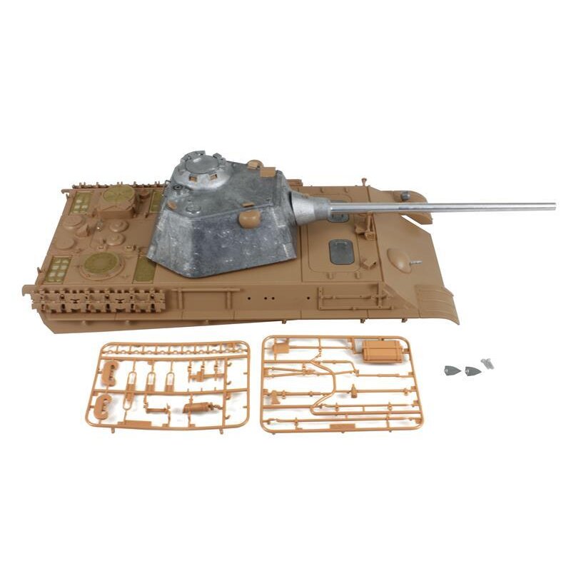 Upper Hull with Metal Turret 360° BB Panther F