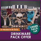Claw Skeleton Hand Wine Glass Goblet 21cm