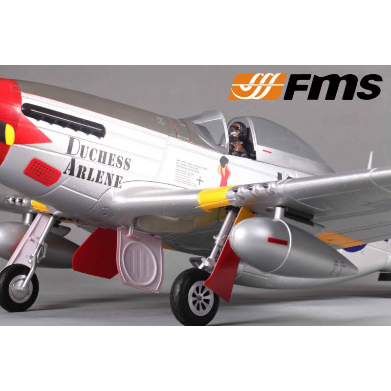 Plane 1400mm P51 Red Tail (V8) PNP kit