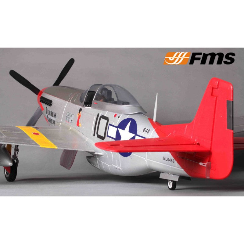 Plane 1400mm P51 Red Tail (V8) PNP kit