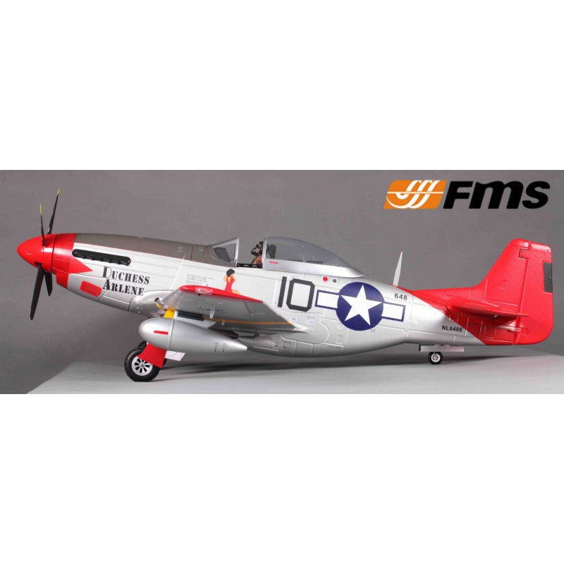 Plane 1400mm P51 Red Tail (V8) PNP kit