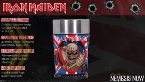 Iron Maiden Eddie The Trooper Shot Glass Officially Licensed Merchandise