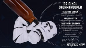 The Original Stormtrooper Sci-Fi Wine Bottle Holder Figurine