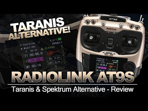 AT9S Pro 10/12-Channels radio (Mode 2) with R9DS Receiver