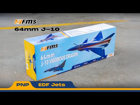 1/17 Jet 64mm EDF J10 PNP - Blue (with reflex V3)