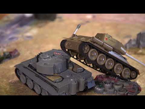 Kämpa mot varandra - World of Tanks 1/30 RC Tiger I + T-34/85 IR