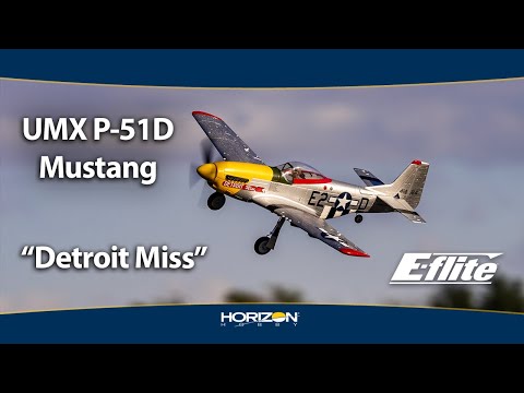 UMX P-51D "Detroit Miss" BNF Basic