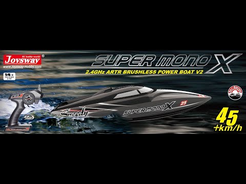 Joysway Super Mono X V2 Brushless Electric ABS 420mm 2.4G ARTR Boat