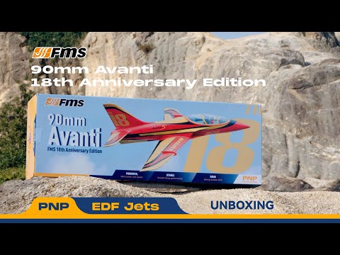 1/10 Jet 90mm EDF Avanti PNP - Red