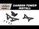 Carbon Front Shock Tower: Mini-B, BL