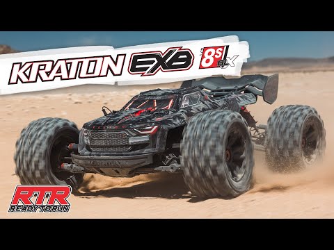 KRATON 4X4 8S BLX 1/5 Speed Monster Truck Black