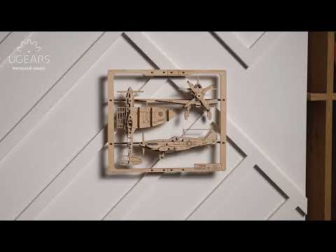 Ugears Fighter Aircraft 2.5D Puzzle