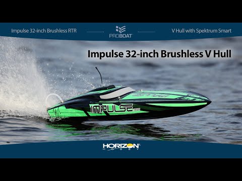 Impulse 32, Deep-V, Brushless, Smart, Wht/Red: RTR