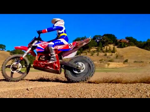 1/4 Scale RC Dirt Bike Orange RTR kit