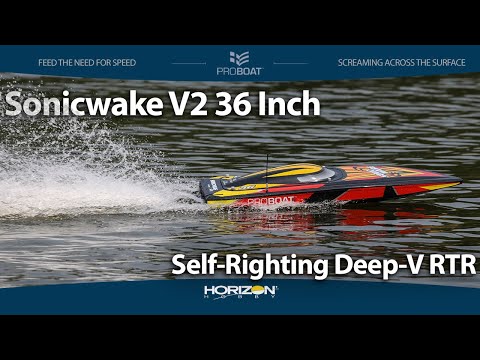 Sonicwake V2 36 Self-Righting, BL, : RTR