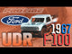 Pre-Cut 1967 Ford F-100 Clear Body for UDR