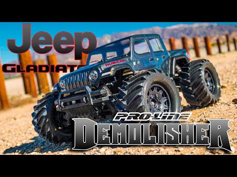 1/10 Jeep Gladiator Rubicon Clear Body: Granite