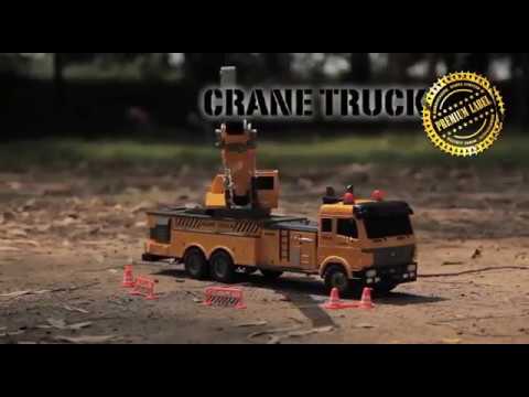 DEMO - Jättestor radiostyrd kranbil - Crane Truck Hobby Premium
