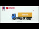 NY - Radiostyrd Mercedes-Benz lastbil med trailer m. container - Arocs